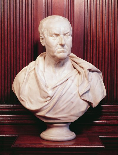 Portrait Bust of Doctor Richard Mead c.1740-50 by Louis Francois Roubillac